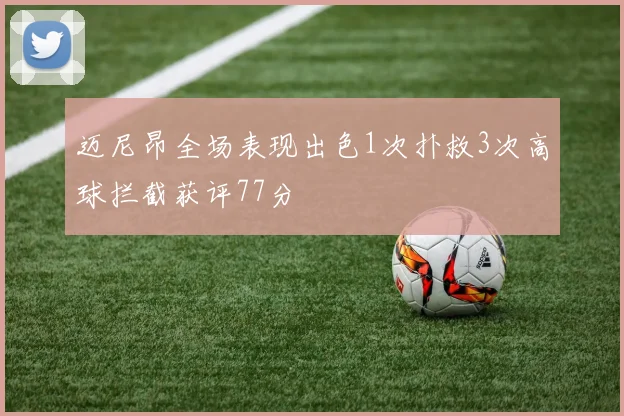迈尼昂全场表现出色1次扑救3次高球拦截获评77分